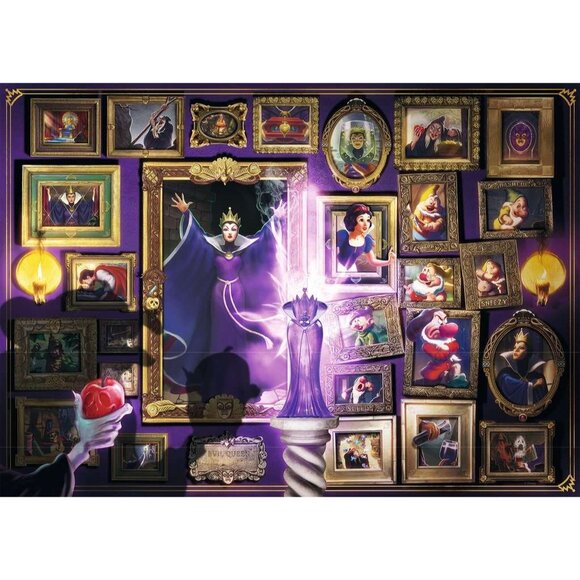 NEW Ravensburger Disney Villainous EVIL QUEEN 1000 PC Snow White FACTORY SEALED - Picture 2 of 8